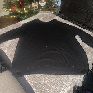 Roundtree & Yorke Men's Black Long Sleeve Tee